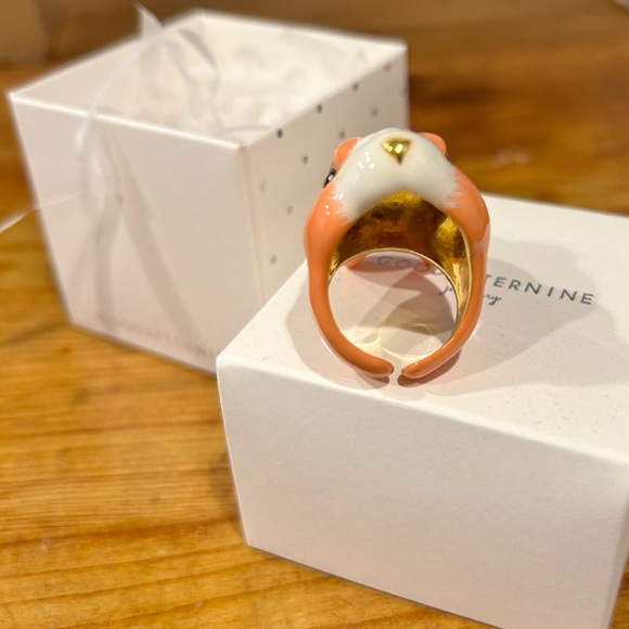 Enamel Rabbit Ring - Picture 4 of 9